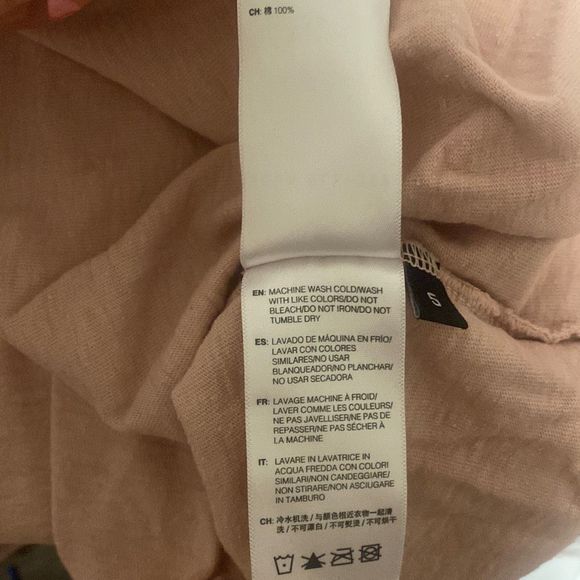 B16 John Elliott Men's Pink Slim Fit Crew Neck Cotton Short Sleeve Tee Size 5 XX - Picture 5 of 7